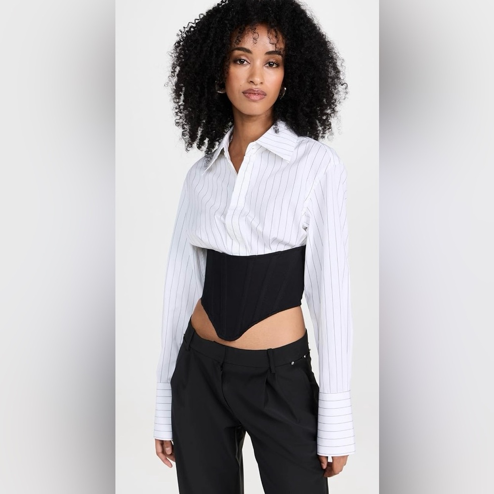 $720 MRSP | Dion Lee - Internal Shirt Corset | NWT | AU 4